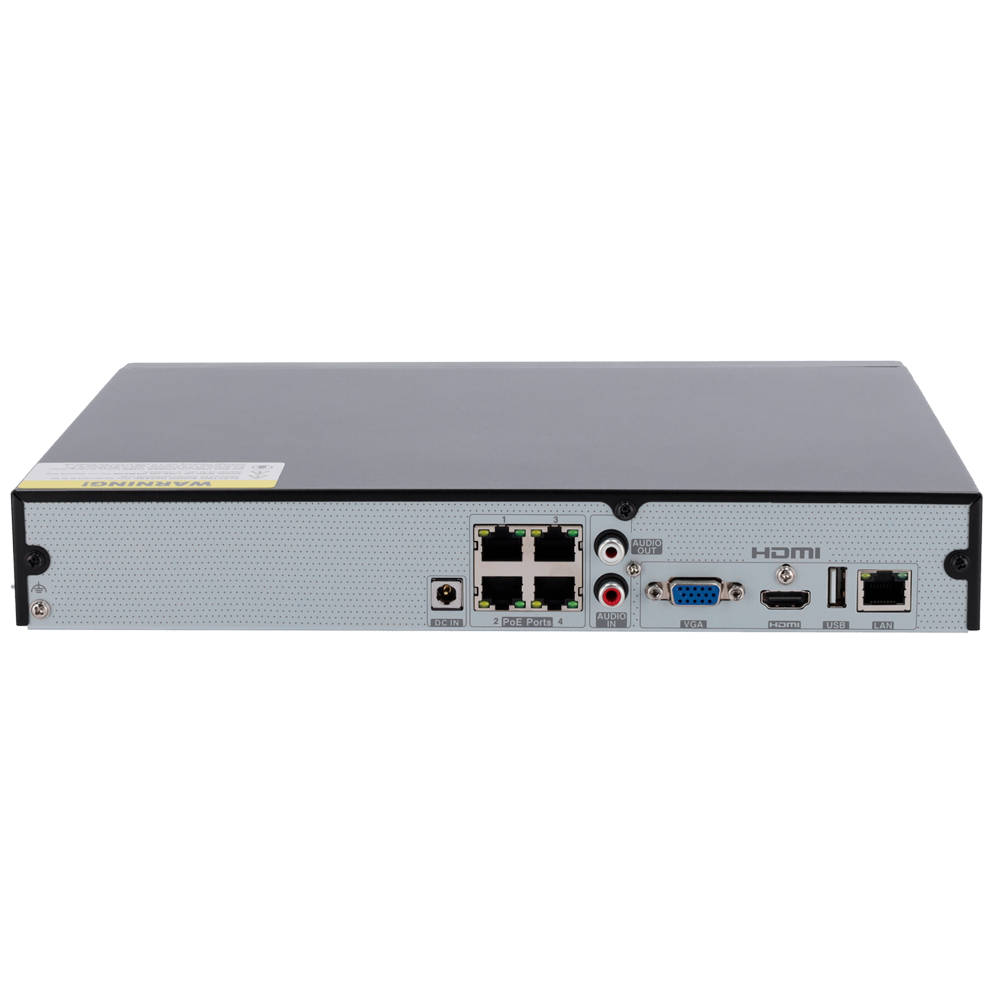 Grabador NVR para cámaras IP, 4CH SF-NVR6104-4P-B2