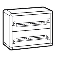 Caja distribución metálica XL³ 160 - totalmente modular - filas de 24 módulos
