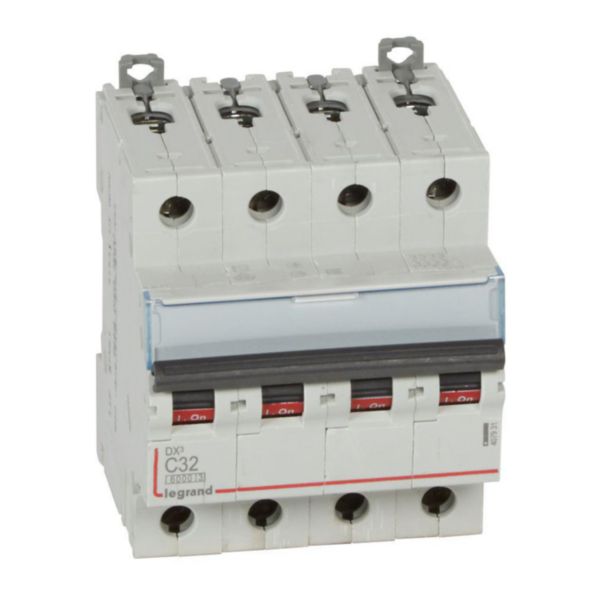 Magnetotérmico DX³ - 6/10 kA - curva C - 4P - 10A