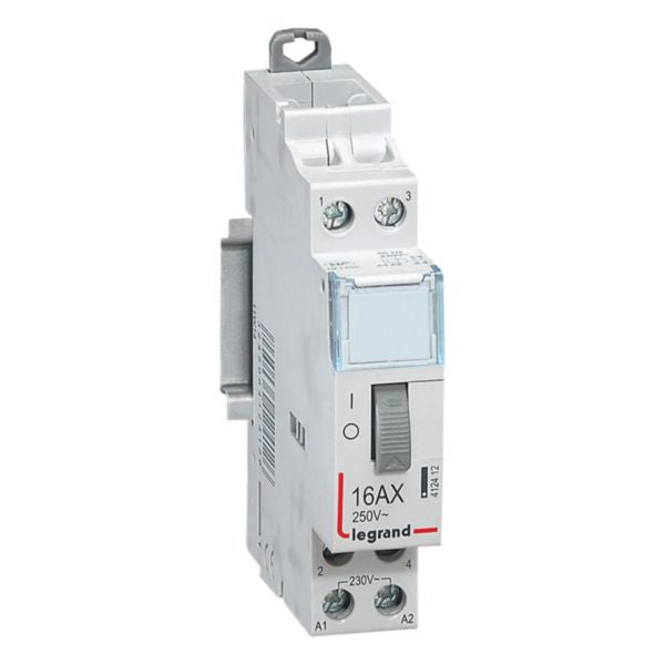 Telerruptor estándar 230V~ - 2P - 250V~ - 16A - 2NA - 1 módulo