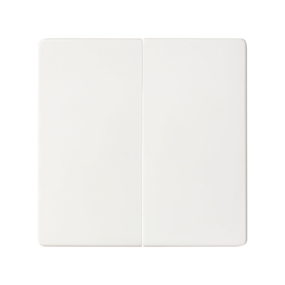 Tecla doble para mecanismos de mando blanco mate Simon 82 Concept