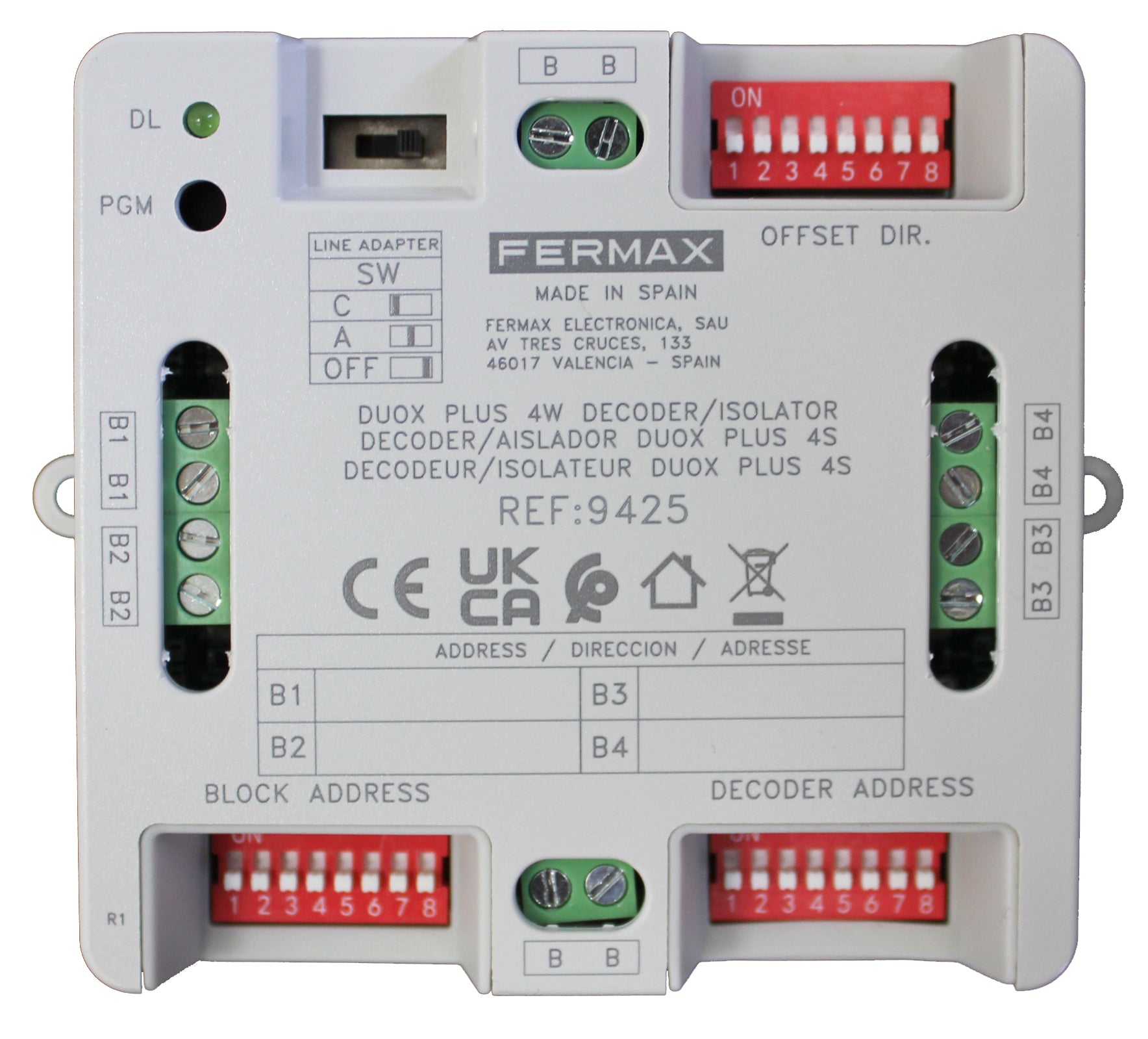 Decoder/aislador DUOX PLUS 4s