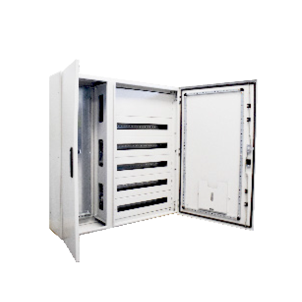 Envolvente SKY configurable con pasillo puerta opaca IP31-IK10.