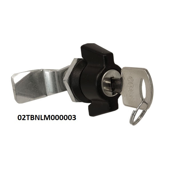 Kit de cerradura metálica con llave para series Gardena, CPK, CPE, CPIP y CPD pta. opaca