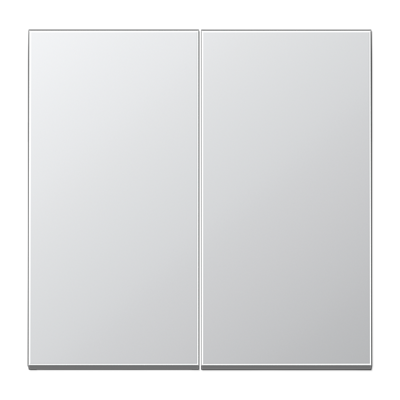 Tecla doble LS Aluminio