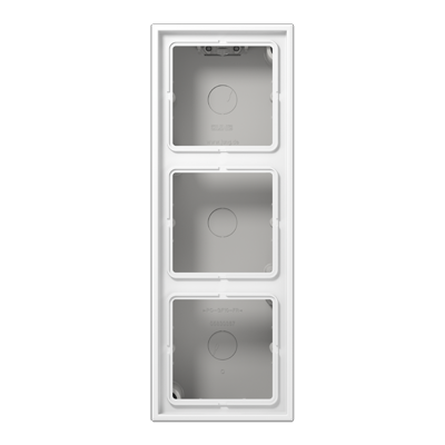 Caja de superficie triple LS Blanco Alpino