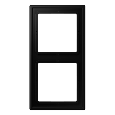 Marco doble LS Negro Mate