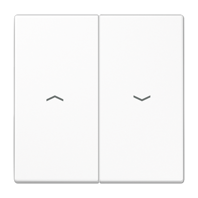 Tecla doble persiana LS Blanco Alpinono