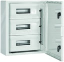 Envolvente modular serie Sella IP65. ABS superficie. Puerta opaca. 18 Modulos