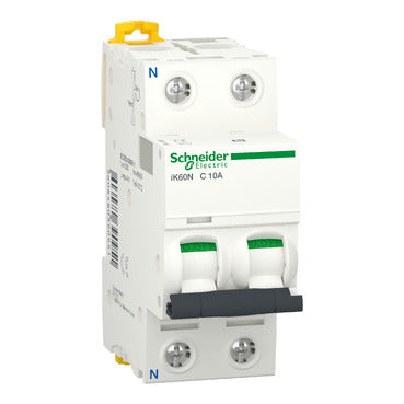 Interruptor magnetotérmico Acti9 iK60 1P+N Curva C 6kA