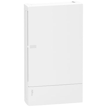 Caja de distribución Superficie Resi9 MP 3 fila de 36 módulos. Puerta blanca